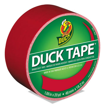 Duck® Colored Duct Tape, 3" Core, 1.88" X 20 Yds, Red freeshipping - TVN Wholesale